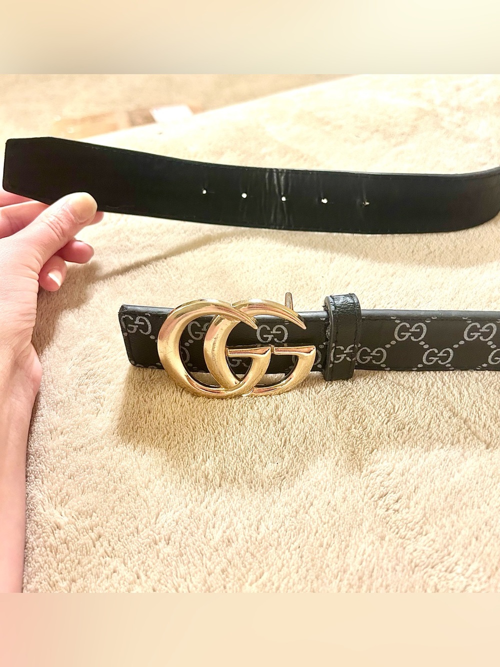 Gucci GG Marmont Black Belt - Picture 9 of 14